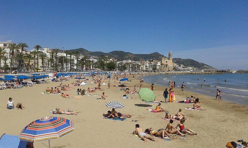 Unique Studio Apartment With Amazing Terrace Sitges Centre Beach Esterno foto